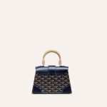 Goyard Saigon Structured Mini Bag Navy Blue - Image 3